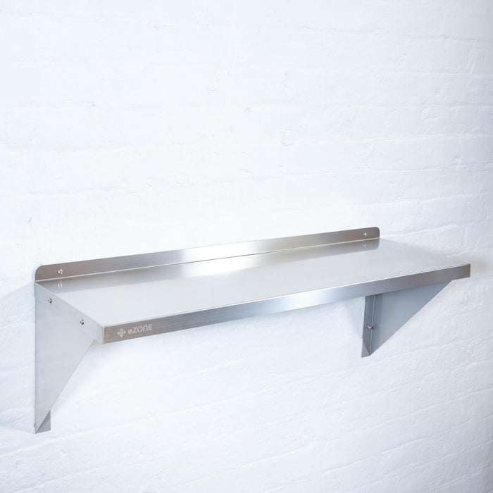 Stainless Steel Wall Shelf 900x350mm Commercial Catering Kitchen Storage