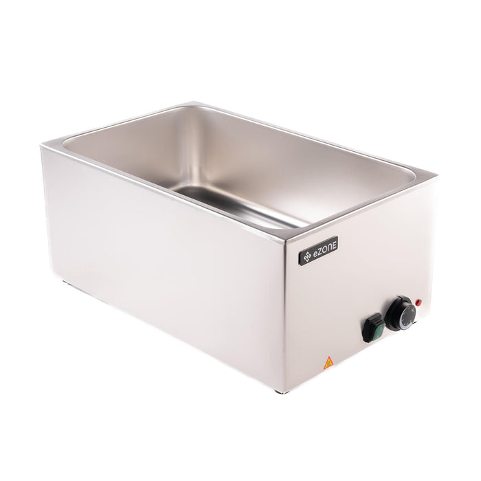 eZone Electric Bain Marie G8700 Wet Heat Catering Food Warmer 1/1 GN 1.2kW