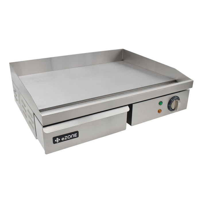 eZone Commercial Electric Griddle Single Zone 50cm 3kW 230V