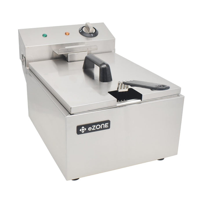 eZone Commercial Electric Fryer Single Tank 3kW 230V