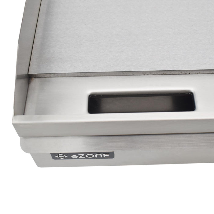 eZone Commercial Electric Griddle Single Zone 50cm 3kW 230V