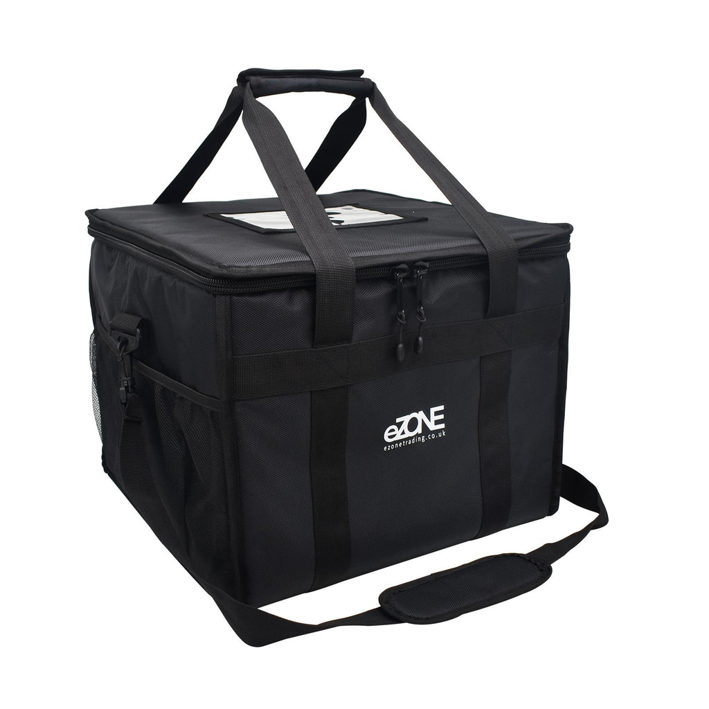 eZone Heavy Duty Insulated Food Delivery Bag 14x14x12 with Hot Cold D eZoneTrading