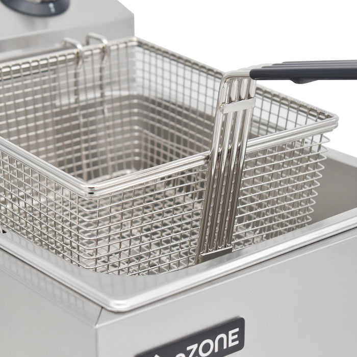 eZone Commercial Electric Fryer Single Tank 3kW 230V