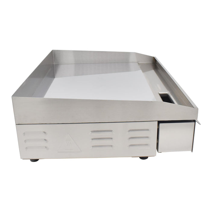 eZone Commercial Electric Griddle Chrome Single Zone 50cm 3kW 230V