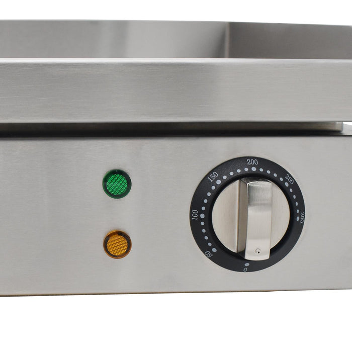 eZone Commercial Electric Griddle Single Zone 50cm 3kW 230V