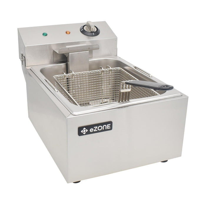 eZone Commercial Electric Fryer Single Tank 3kW 230V